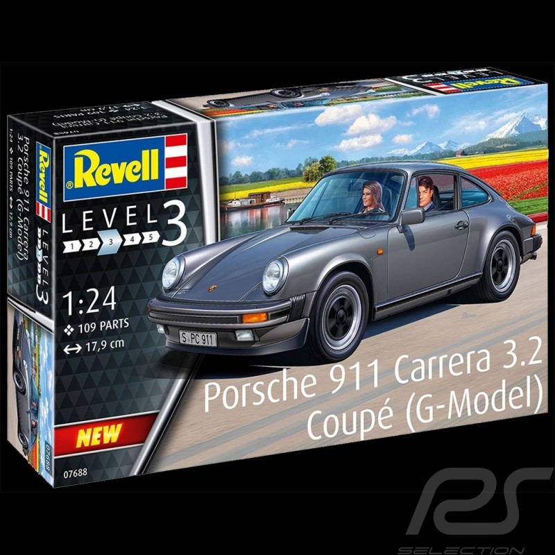 Model Porsche 911 Carrera 3.2 Coupe 1973 to glue and paint 1/24 Revell 07688