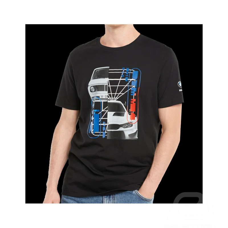BMW Motorsport T-Shirt by Puma Graphic Car Schwarz - Herren 531194-01