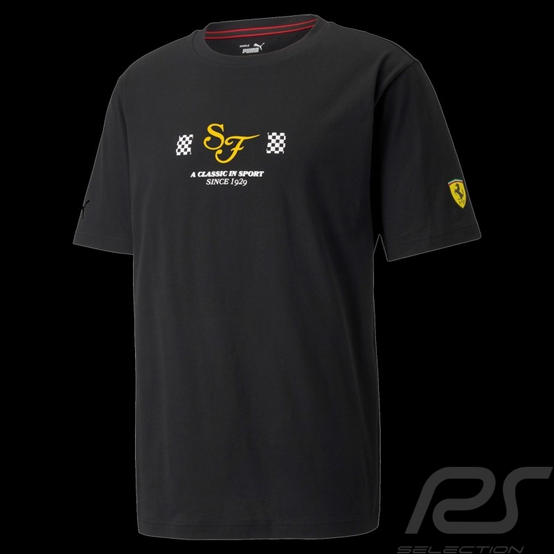 Scuderia Ferrari T-Shirt Race since 1929 by Puma Balck - Men
