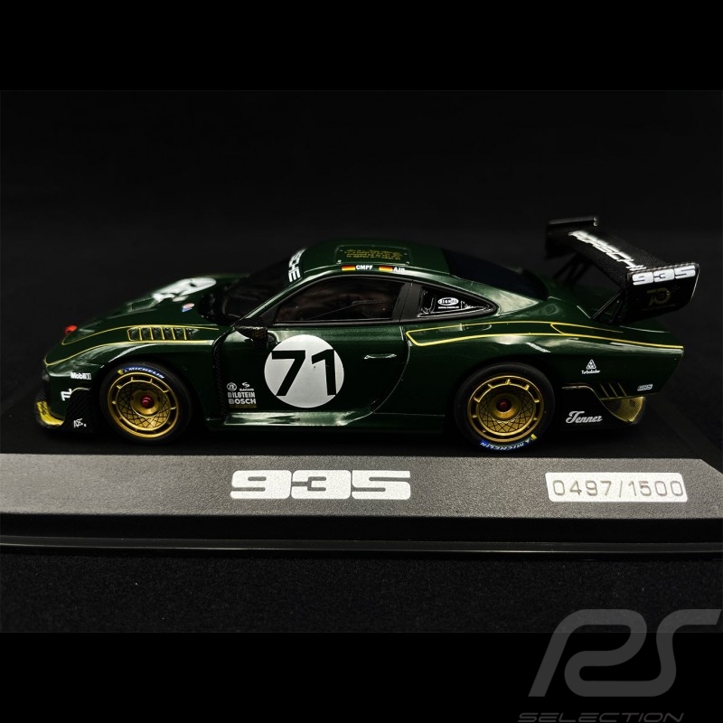Porsche 935/19 Base GT2 RS 2019 n°71 Jägermeister Vert Brewster 1/43 Minichamps WAP0209530MJMS