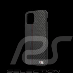 BMW Hardcase iPhone 12 Pro (6.1") Leather Black BMHCP12MMCARBK