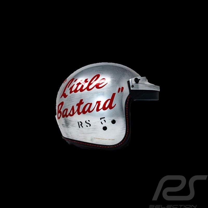 Helmet James Dean n° 130 Little Bastard silver grey