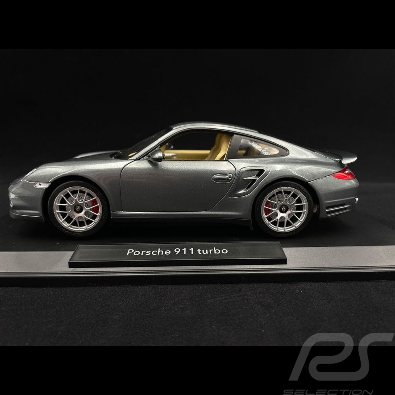 NOREV 187623 Porsche 911 Turbo 2010 gris métallisé 1/18 - JJMstore