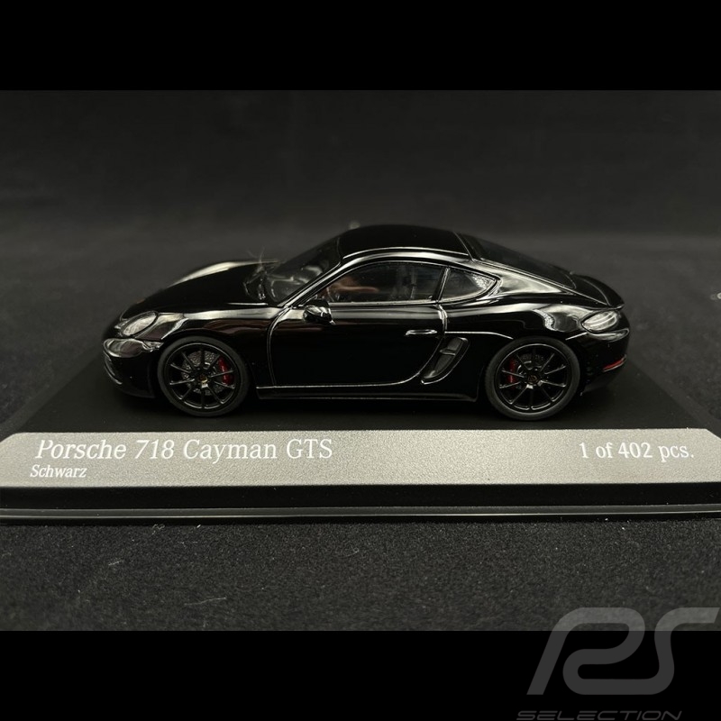 Porsche 718 Cayman GTS Type 982 2020 Noir 143 Minichamps 410069000