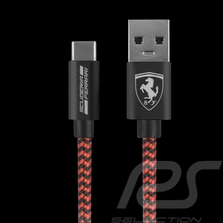 Câble USB Ferrari Iphone Ipad Rouge / Noir FETCNYBK