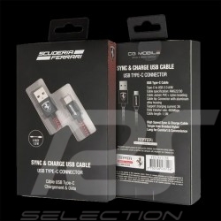 Ferrari USB cable USB-C Red / Black FETCNYTCBK