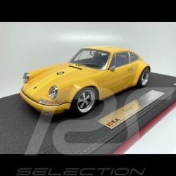 Porsche Singer 911 Type 964 Coupe 1994 Jaune vitesse 1/18 Make Up Models IM035G