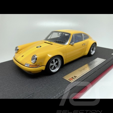 Porsche Singer 911 Type 964 Coupe 1994 Jaune vitesse 1/18 Make Up Models IM035G