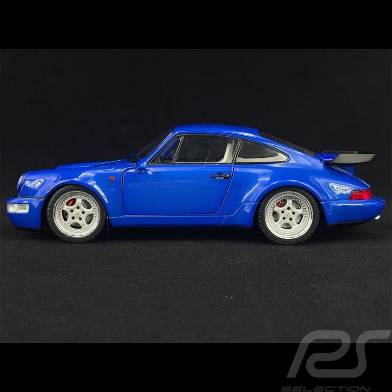 Porsche 911 Turbo 3.6 Type 964 1990 Electrisches Blau 1/18 Solido S1803405