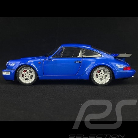 Porsche 911 Turbo 3.6 Type 964 1990 Electrisches Blau 1/18 Solido S1803405