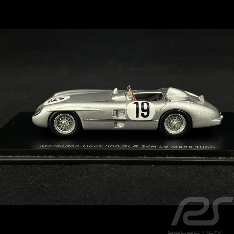 Mercedes-Benz 300 SLR N°19 24h Le Mans 1955 1/43 Spark S4733