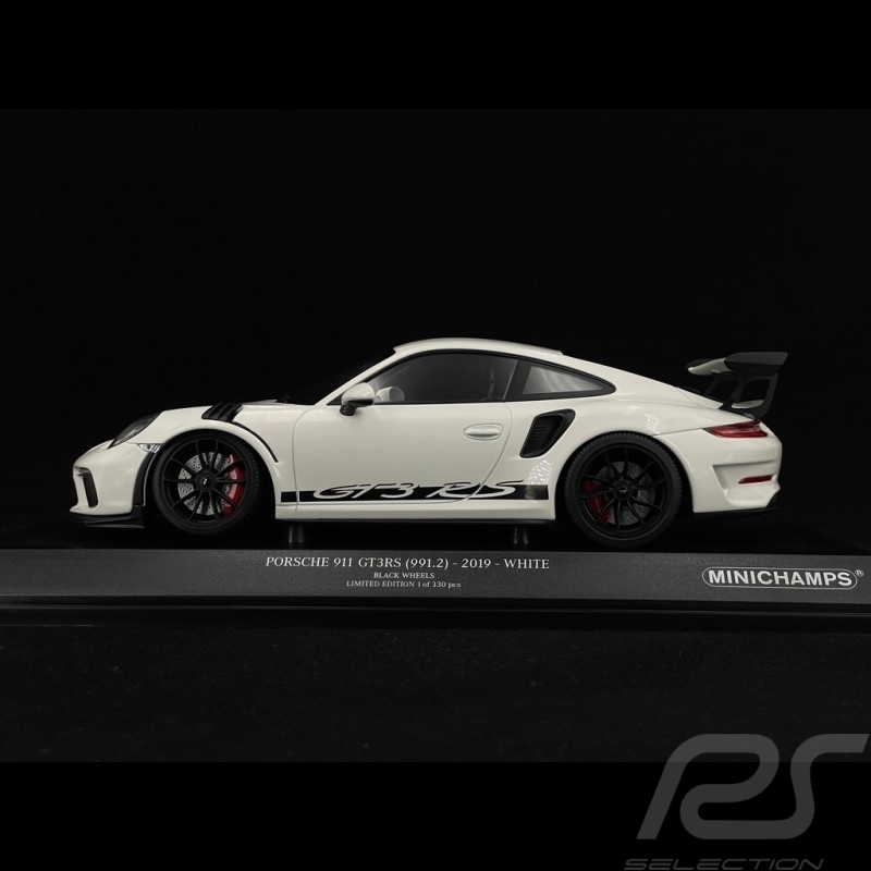 Porsche 911 GT3 RS type 991 Mk 2 2019 White 1/18 Minichamps 155068224