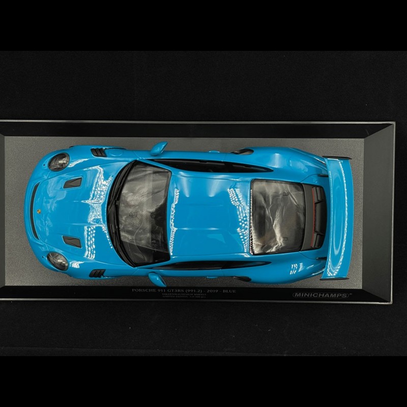 Porsche 911 GT3 RS type 991 Mk 2 Weissach Package 2019 Miami Blue