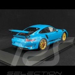 Porsche 911 GT3 RS type 991 Mk 2 Weissach Package 2019 Miami Blue 1/18 Minichamps 155068222