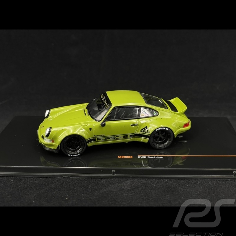 Porsche 911 Type 964 RWB "Rauh-Welt" Backdate Olivgrün 1/43 Ixo Models MOC309