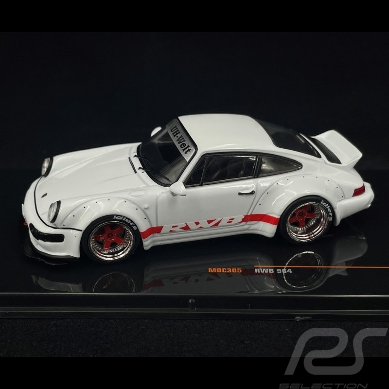Porsche 911 Type 964 RWB "Rauh-Welt" 1992 Blanc 1/43 Ixo Models MOC305