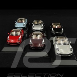 SPECIAL - 6 Porsche 911/992 Targa 4S Set n° 50 Heritage Special Edition 1/43 Spark