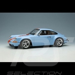 Porsche 911 Type 964 Coupe Bleu Gulf - Bande Orange 1/18 Make Up Models IM035E