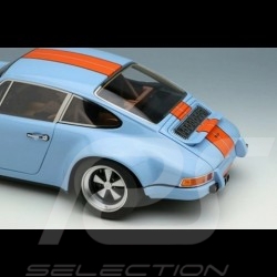 Porsche 911 Type 964 Coupe Bleu Gulf - Bande Orange 1/18 Make Up Models IM035E