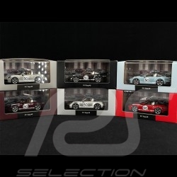 6 Porsche 911/992 Targa 4S Set n° 50 Heritage Special Edition 1/43 Spark