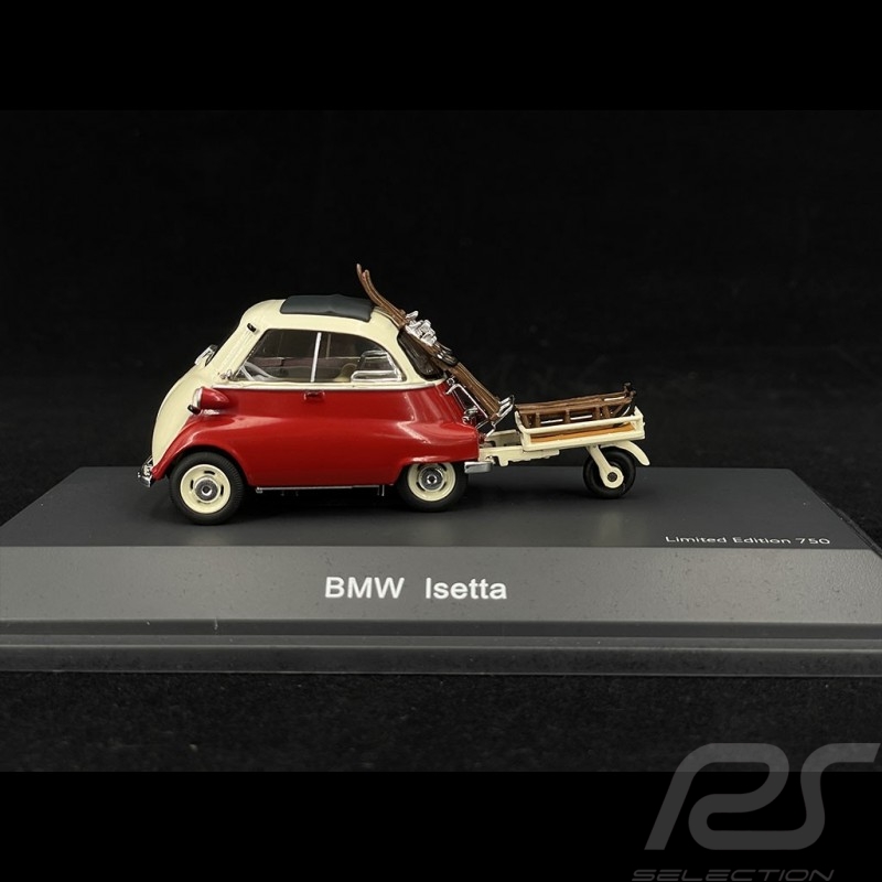BMW Isetta Export 1959 Rouge Japon / Blanc Plume 1/43 Schuco 450268200
