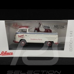 Volkswagen Combi T1b Pick Up 1963 avec Scooter Blanc Perle 1/43 Schuco 450358400