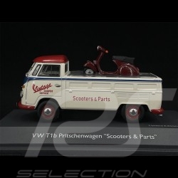 Volkswagen Combi T1b Pick Up 1963 mit Roller Perlweiß 1/43 Schuco 450358400