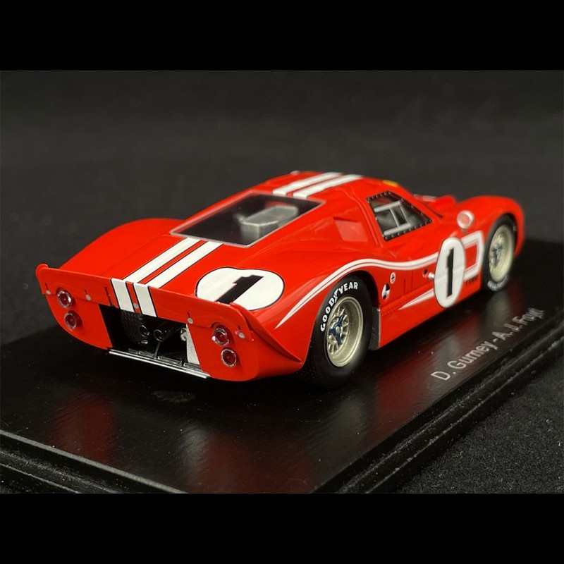 Solido Rétro 1/43 - Ford Mk IV N°1 Aux 24 Heures Du Mans 1967 - Modèle Occasion