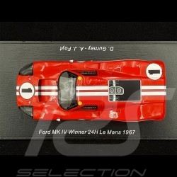 Ford MK IV n°1 Sieger 24h Le Mans 1967 1/43 Spark 43LM67