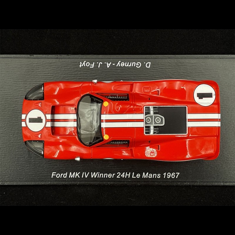 Miniature Solido 1/43 Ford Mk IV N°1 - 24 Heures Du Mans 1967 - Occasion