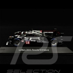 Porsche 919 Hybrid Le Mans 2015 n° 18﻿ 1/43 Spark MAP02087915