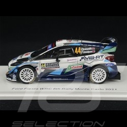 Ford Fiesta n°44 Rallye Monte Carlo 2021 1/43 Spark S6587