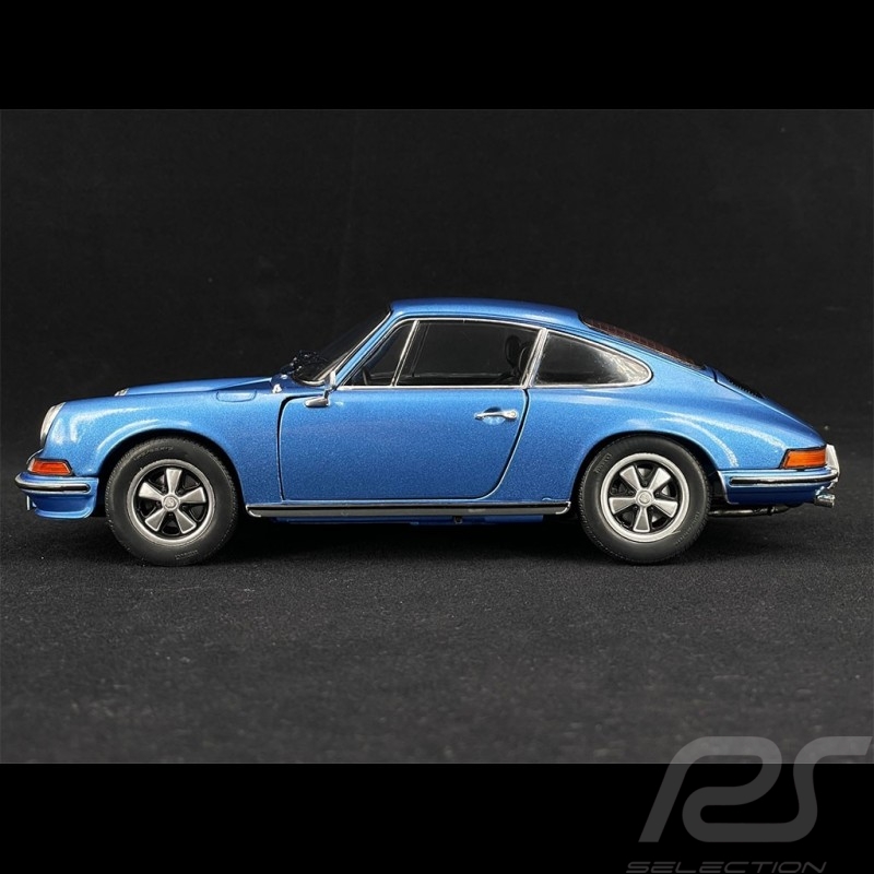 Porsche 911 S Coupe 1973 Metallic Blau 1/18 Schuco 450039100