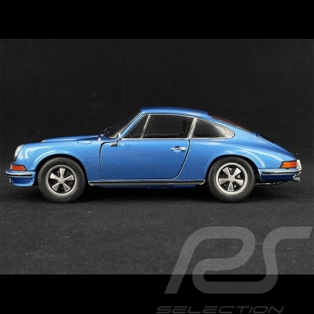 Porsche 911 S Coupe 1973 Metallic Blau 1/18 Schuco 450039100