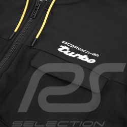Veste Porsche Turbo Puma Sweatshirt à capuche Hoodie Noir / Jaune Puma 533774-01 - homme