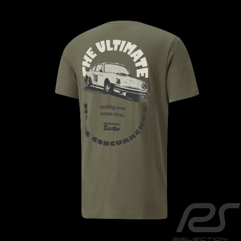 T-Shirt Porsche Turbo Puma The Ultimate Vert Olive - Homme 533785-06
