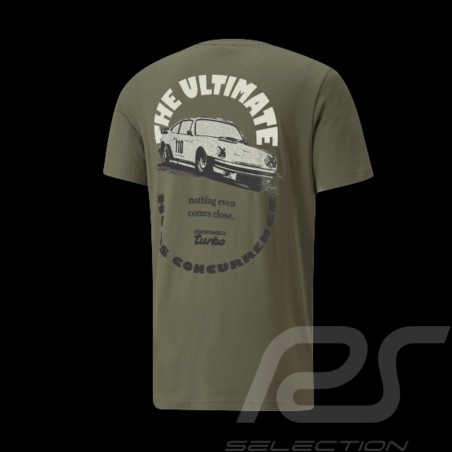 T-Shirt Porsche Turbo Puma The Ultimate Vert Olive - Homme 533785-06