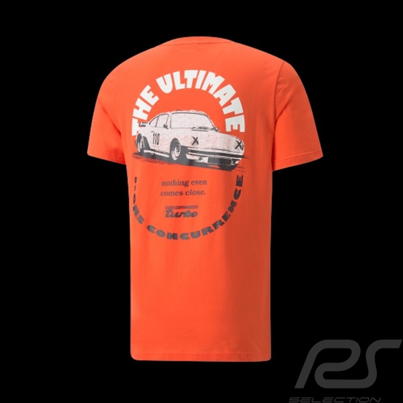 Porsche T-Shirt Turbo Puma The Ultimate Orange - Herren 533785-04