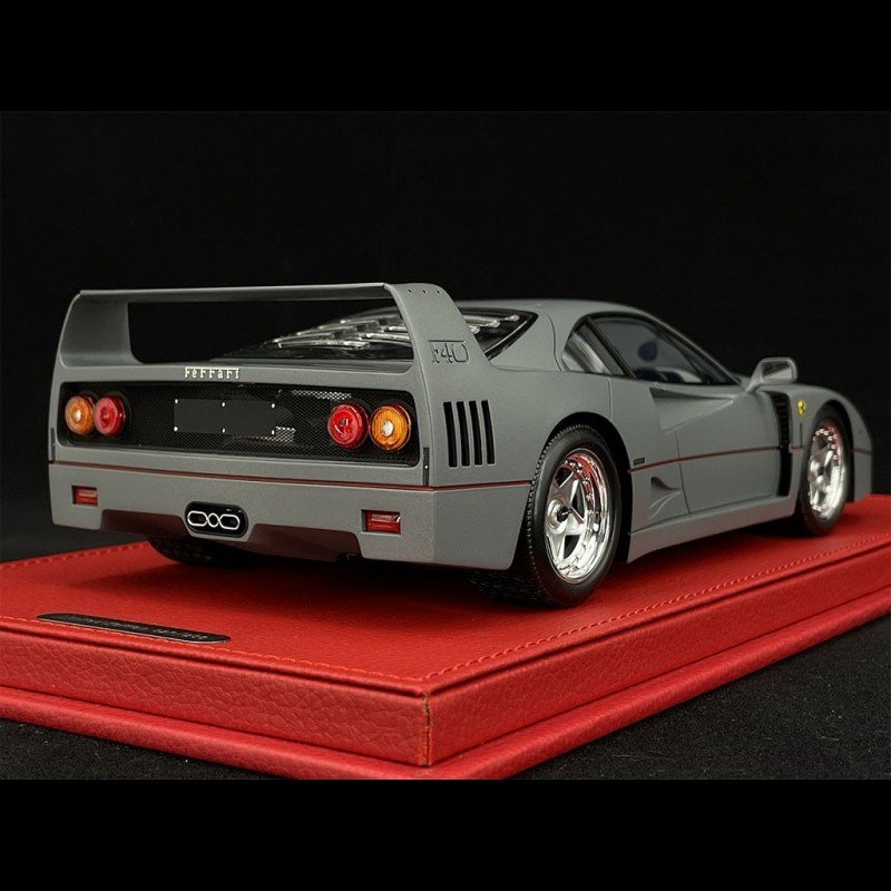 Ferrari F40 Sultan of Brunei 1987 Matt Grey 1/18 BBR Models P18167