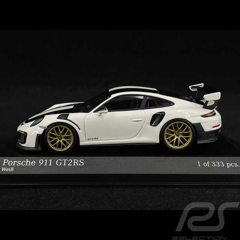 Porsche 911 GT2 RS Type 991 Weissach Package 2018 Blanc 1/43 Minichamps 413067277