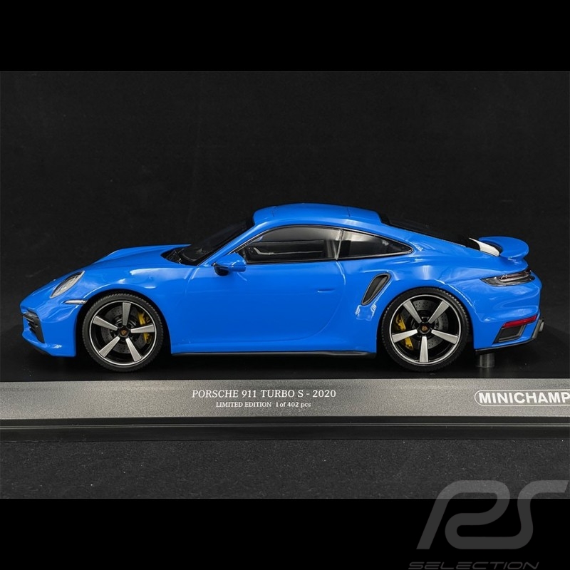 Porsche 911 Turbo S Type 992 2020 Shark Blue 1/18 Minichamps 155069074