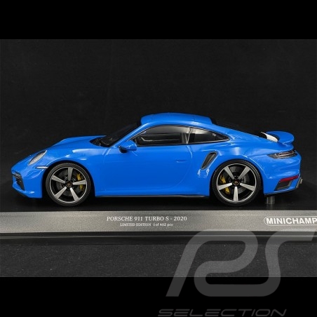 Porsche 911 Turbo S Type 992 2020 Shark Blue 1/18 Minichamps 155069074