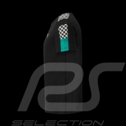 Mercedes T-shirt AMG Petronas Puma Black / Checkerboard - Men 533601-01