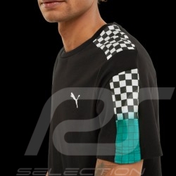 T-shirt Mercedes AMG Petronas Puma Noir / Damier - Homme 533601-01