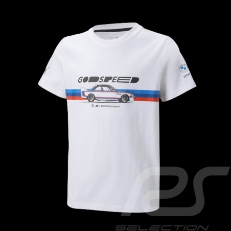 BMW T-shirt Motorsport Puma Graphic Car White - Kids 533557-02