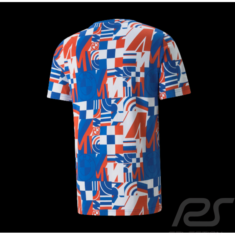 BMW T-shirt Motorsport Puma Graphic Blue / White / Red - Men 533378-04