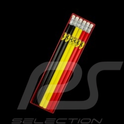 Ferrari Bleistifte - 6er-Set - Schwarz / Gelb / Rot PN57505