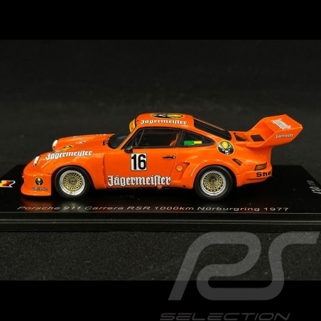 Porsche 911 3.0 Carrera RSR 1000km Nürburgring 1977 n° 16 Jägermeister1/43 Spark SG510