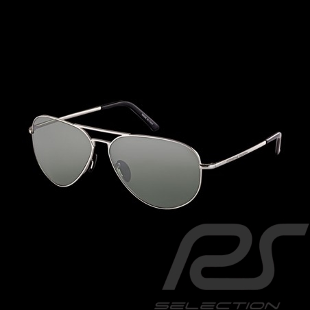 Porsche Sunglasses Palladium frame / Olive / Silver lenses Porsche Design P'8508 WAP0785080JC62