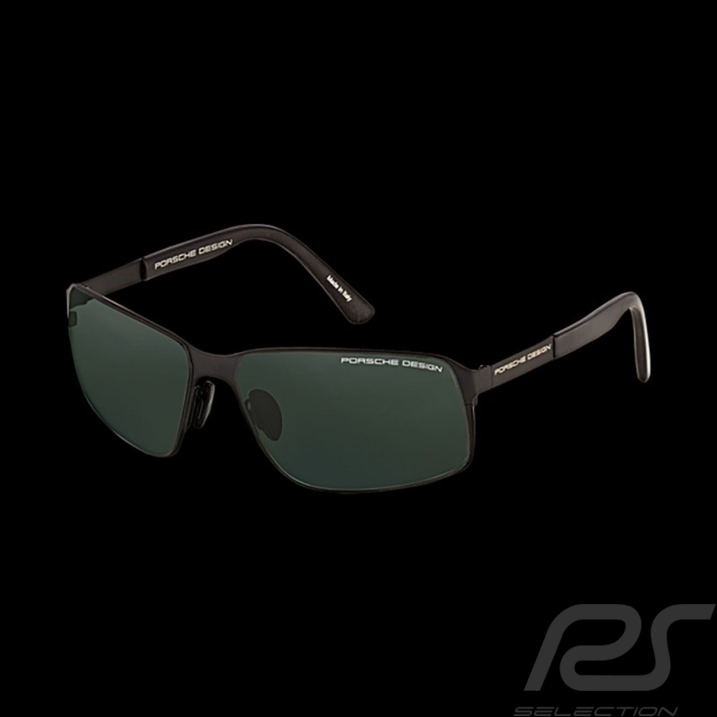Lunettes de soleil Porsche monture noire / verres Verts Porsche Design P'8465 WAP0785650JA63